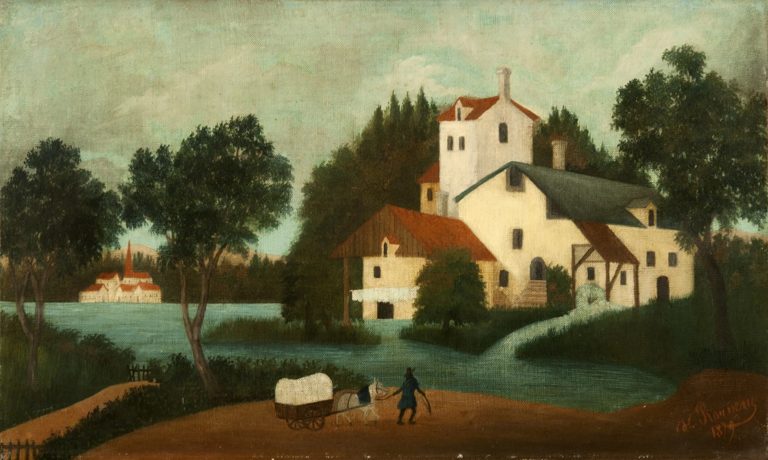 Paesaggio con mulino ad acqua - Göteborgs Konstmuseum